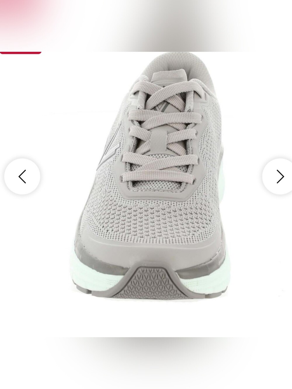 Vionic Women's Walk Max Gray Knit Athletic Sneakers with Mint Sole Size 7 - Picture 3 of 16